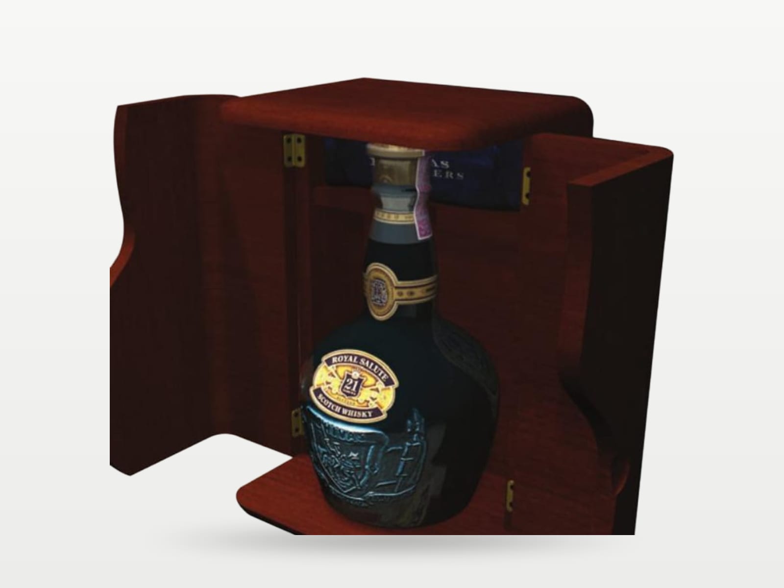 Royal Salute 21 도어형 패키지 3D render